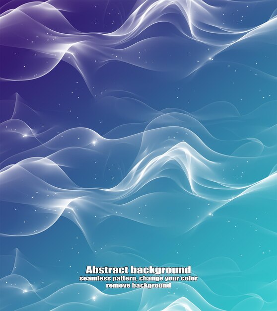 Abstracción sin fin de líneas rectas y fluidas con fondo colorido de textura aislada