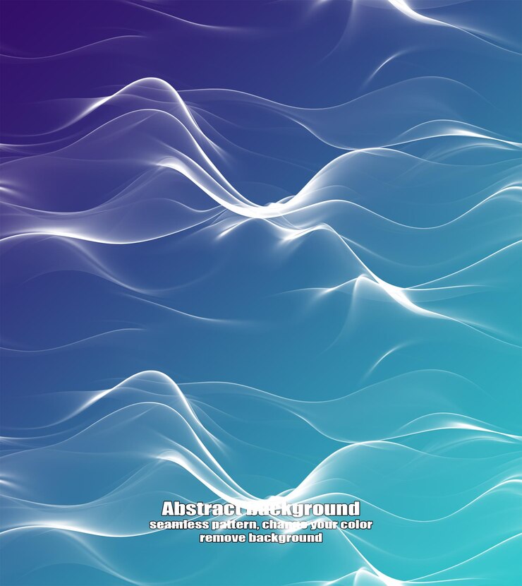 PSD abstracción sin fin de líneas rectas y fluidas con fondo colorido de textura aislada