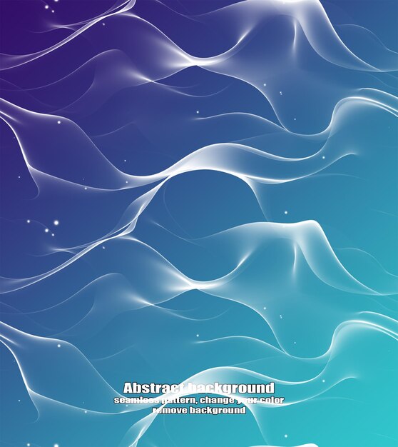 Abstracción sin fin de líneas rectas y fluidas con fondo colorido de textura aislada