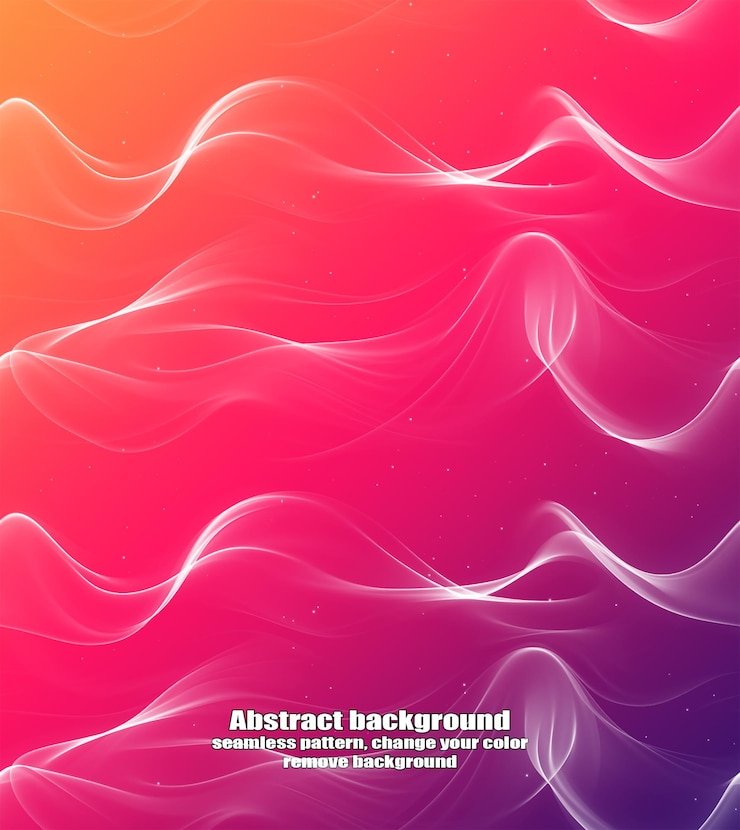 PSD abstracción sin fin de líneas rectas y fluidas con fondo colorido de textura aislada