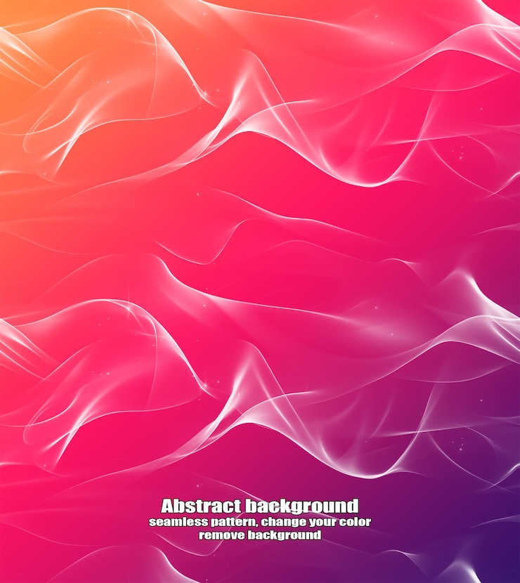 PSD abstracción sin fin de líneas rectas y fluidas con fondo colorido de textura aislada