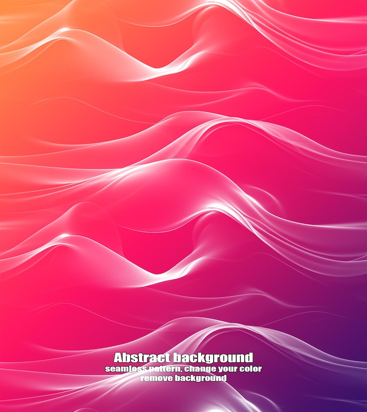 PSD abstracción sin fin de líneas rectas y fluidas con fondo colorido de textura aislada