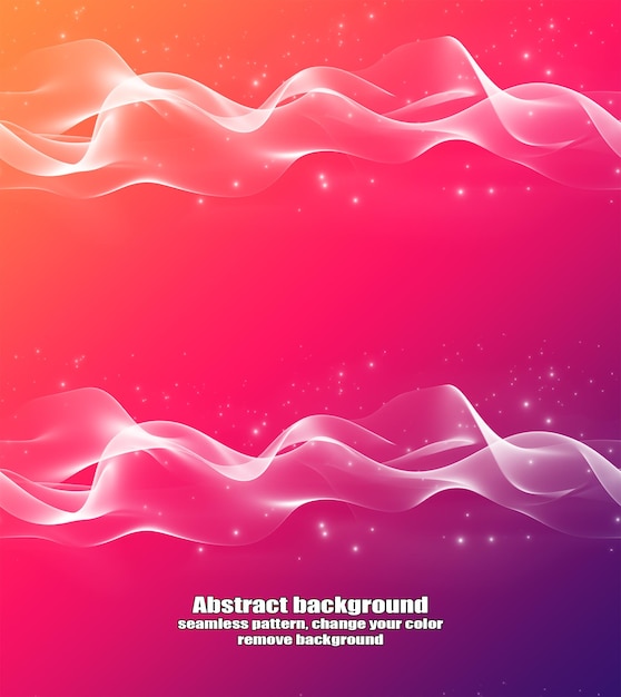 Abstracción sin fin de líneas rectas y fluidas con fondo colorido de textura aislada