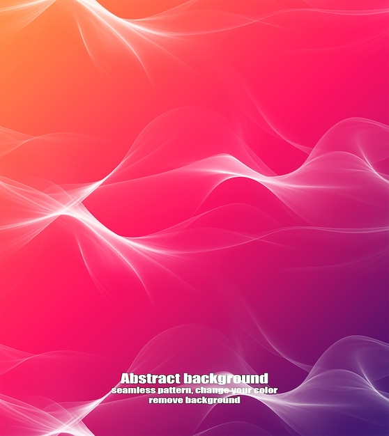 Abstracción sin fin de líneas rectas y fluidas con fondo colorido de textura aislada