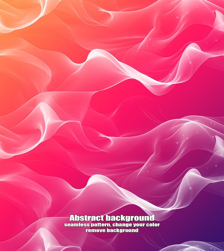 PSD abstracción sin fin de líneas rectas y fluidas con fondo colorido de textura aislada