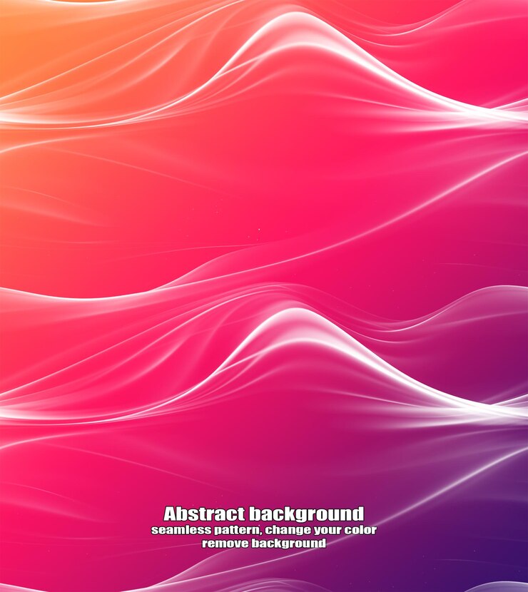 PSD abstracción sin fin de líneas rectas y fluidas con fondo colorido de textura aislada