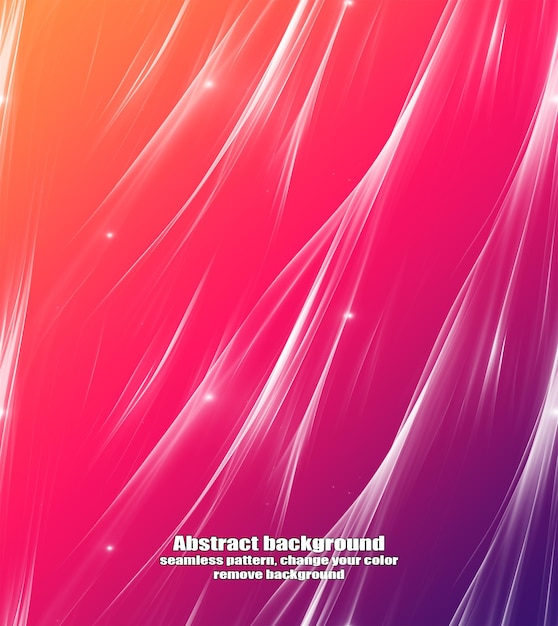 Abstracción sin fin de líneas rectas y fluidas con fondo colorido de textura aislada