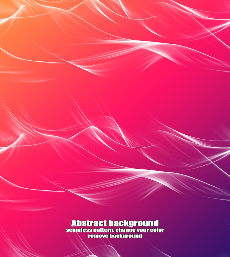 PSD abstracción sin fin de líneas rectas y fluidas con fondo colorido de textura aislada