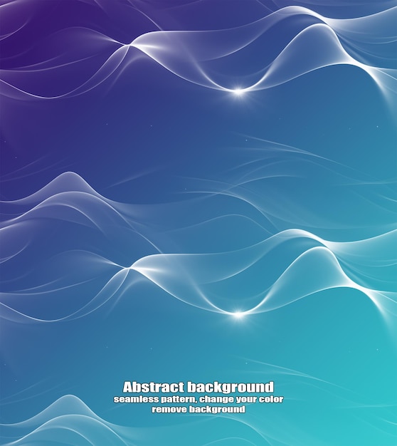 Abstracción sin fin de líneas rectas y fluidas con fondo colorido de textura aislada