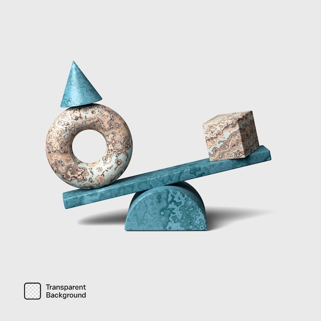 Abstract 3D-Form PNG-Vorlage