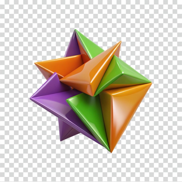 Abstract 3D Geometric Shape