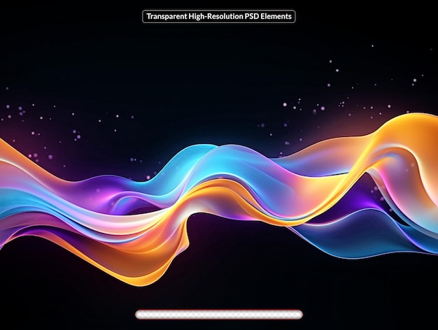 Abstract 3d rendering of twisted lines Modern background design