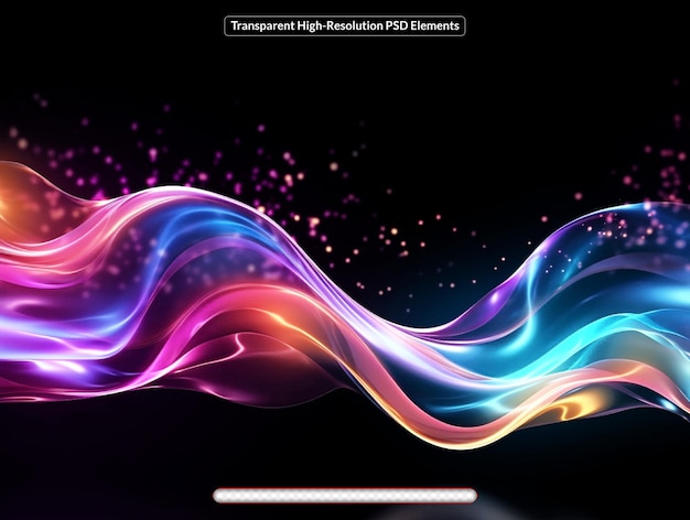 Abstract 3d rendering of twisted lines Modern background design