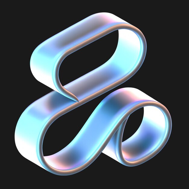Abstract 3D Ribbon Loop