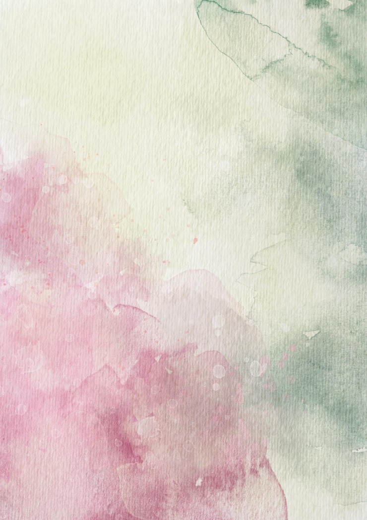 PSD abstract acquerel texture con sfumature rosa e verde