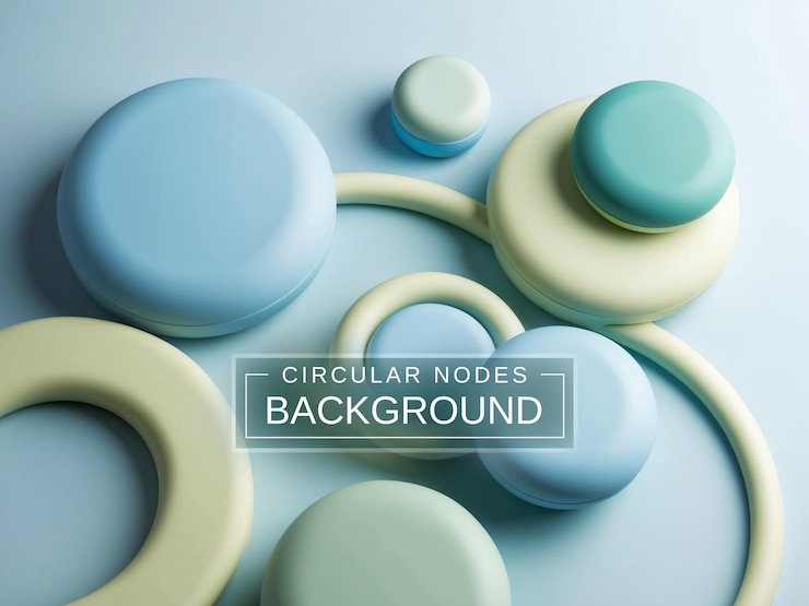 PSD abstract background della progettazione della rete circolare