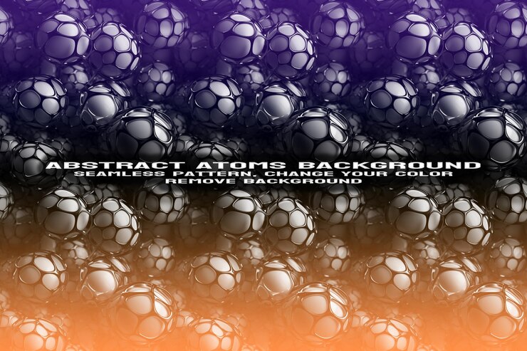 PSD abstract background texturizado com molécula editável e padrão de átomo em formato psd