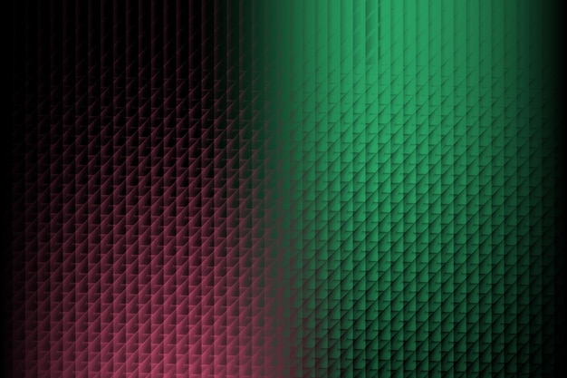 Abstract background with a geometric pattern of small squares transitioning from dark red to green creating a textured and visually interesting design