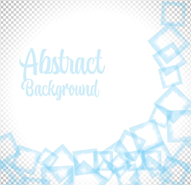 Abstract background with ice cube