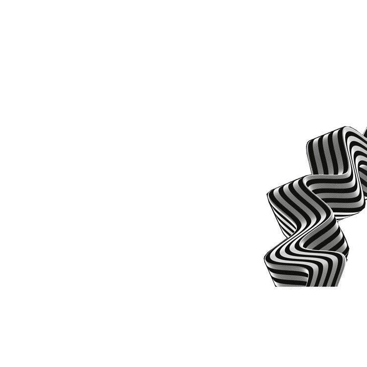 PSD abstract black and white striped wave design