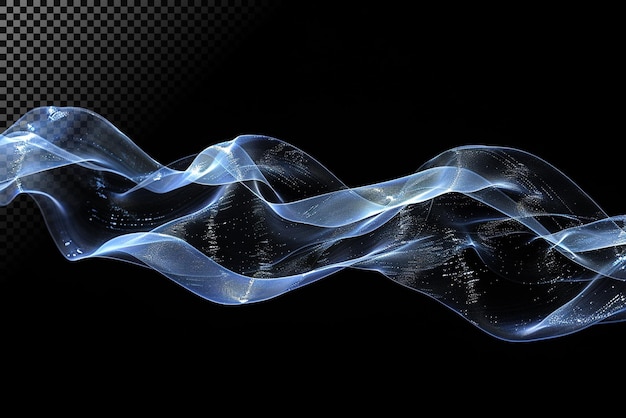 Abstract Blaue Energiewelle