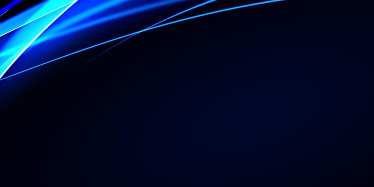 PSD abstract blaue lichtspuren auf dunklem hintergrund