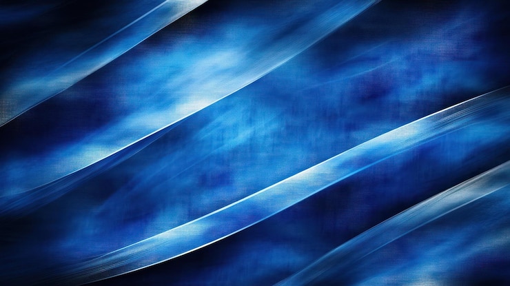 PSD abstract blue waves with smooth gradients