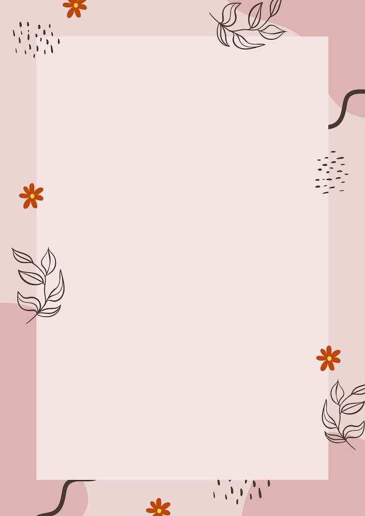 PSD abstract bordere rosa della pagina floreale