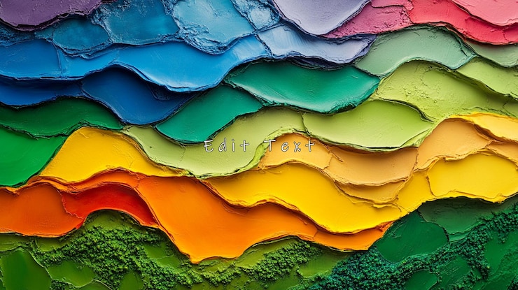 PSD abstract colorful layered paint texture