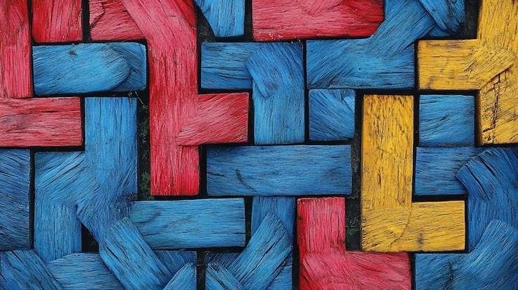 PSD abstract colorful wooden texture background