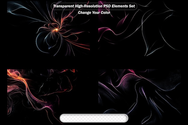 Abstract Digitale Wellen in High-Resolution-PSD-Elementen-Set