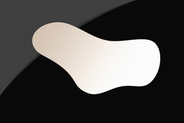 Abstract Form durchsichtig Gradient Element mit ruhig weichem Weiß Farbvorlage psd png Design