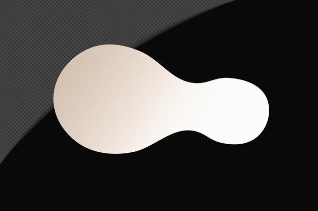 Abstract Form durchsichtig Gradient Element mit ruhig weichem Weiß Farbvorlage psd png Design