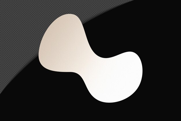 Abstract Form durchsichtig Gradient Element mit ruhig weichem Weiß Farbvorlage psd png Design