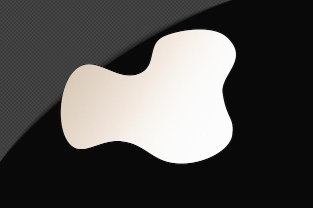 Abstract Form durchsichtig Gradient Element mit ruhig weichem Weiß Farbvorlage psd png Design