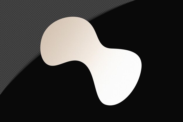 Abstract Form durchsichtig Gradient Element mit ruhig weichem Weiß Farbvorlage psd png Design