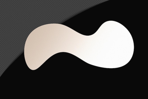 Abstract Form durchsichtig Gradient Element mit ruhig weichem Weiß Farbvorlage psd png Design