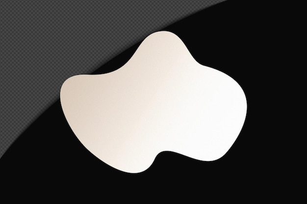 Abstract Form durchsichtig Gradient Element mit ruhig weichem Weiß Farbvorlage psd png Design