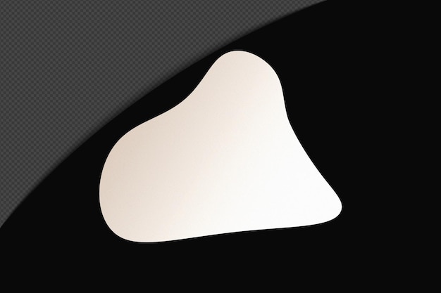 Abstract Form durchsichtig Gradient Element mit ruhig weichem Weiß Farbvorlage psd png Design