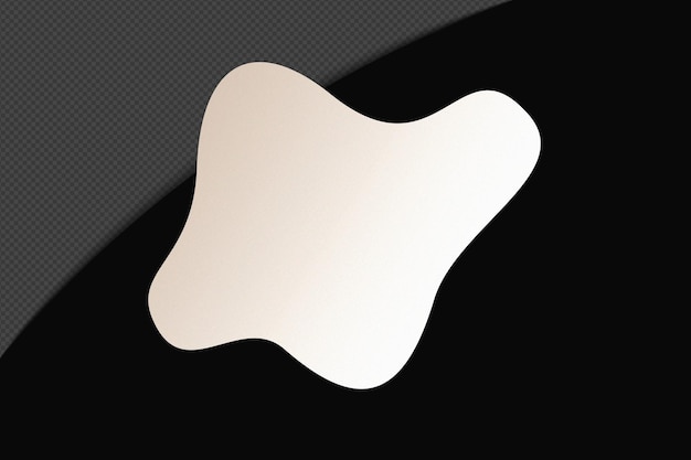 Abstract Form durchsichtig Gradient Element mit ruhig weichem Weiß Farbvorlage psd png Design