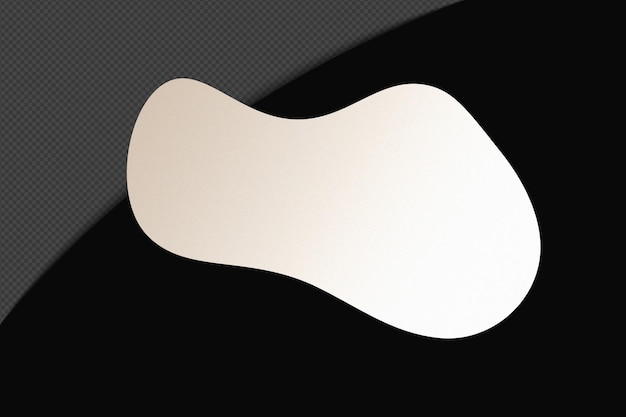 Abstract Form durchsichtig Gradient Element mit ruhig weichem Weiß Farbvorlage psd png Design