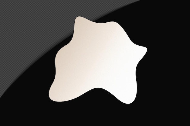 Abstract Form durchsichtig Gradient Element mit ruhig weichem Weiß Farbvorlage psd png Design