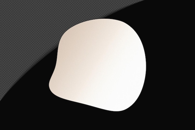 Abstract Form durchsichtig Gradient Element mit ruhig weichem Weiß Farbvorlage psd png Design
