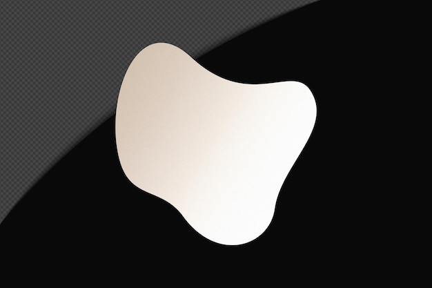 Abstract Form durchsichtig Gradient Element mit ruhig weichem Weiß Farbvorlage psd png Design