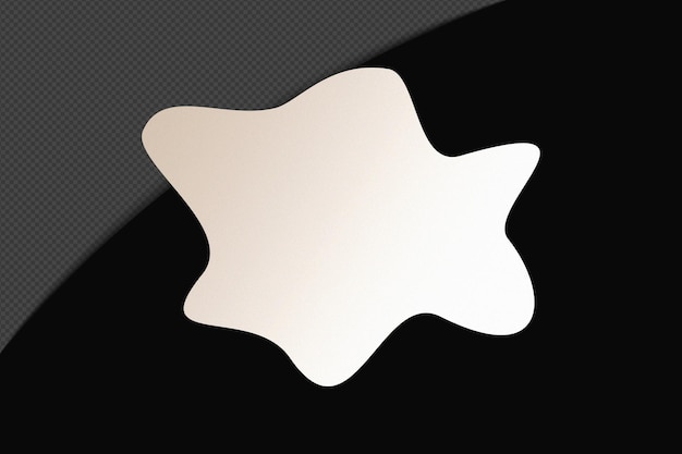 Abstract Form durchsichtig Gradient Element mit ruhig weichem Weiß Farbvorlage psd png Design