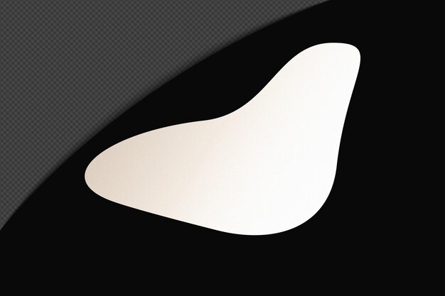Abstract Form durchsichtig Gradient Element mit ruhig weichem Weiß Farbvorlage psd png Design