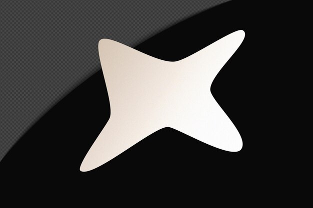 Abstract Form durchsichtig Gradient Element mit ruhig weichem Weiß Farbvorlage psd png Design