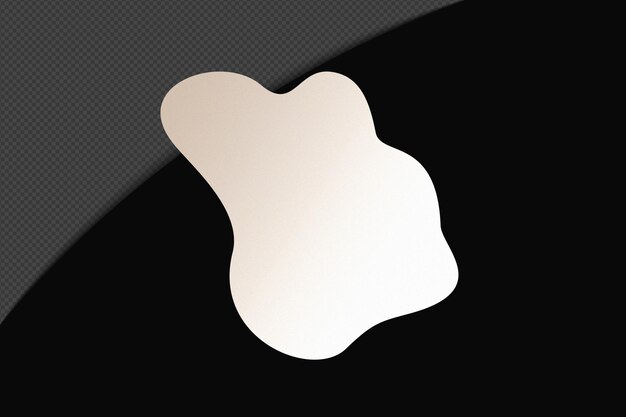 Abstract Form durchsichtig Gradient Element mit ruhig weichem Weiß Farbvorlage psd png Design