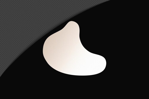 Abstract Form durchsichtig Gradient Element mit ruhig weichem Weiß Farbvorlage psd png Design