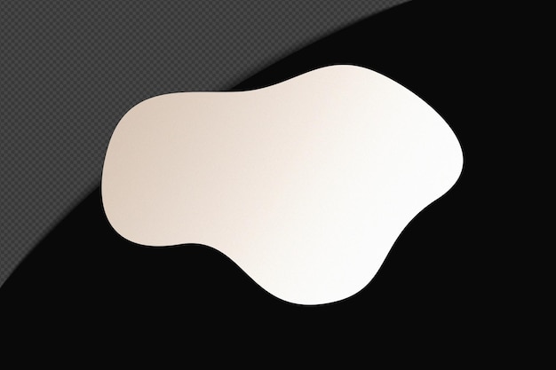 Abstract Form durchsichtig Gradient Element mit ruhig weichem Weiß Farbvorlage psd png Design